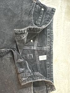 Black Denim Cut-off Shorts
