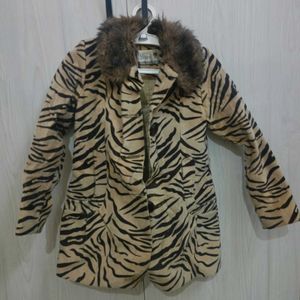 Animal Print Coat