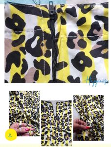 Long Leopard Print Sleeveless Jumpsuit