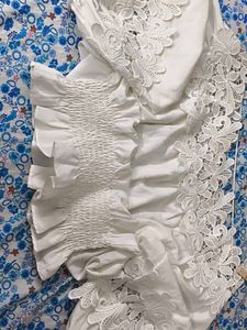 Chic White Off-Shoulder Lace Top