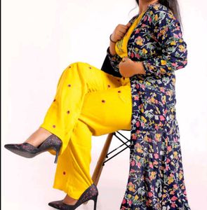 Floral Print pant Set
