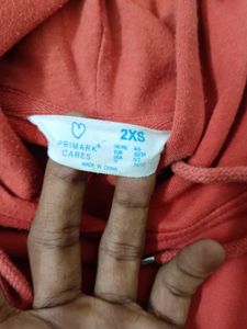Orange Yin Yang Hoodie size(M)