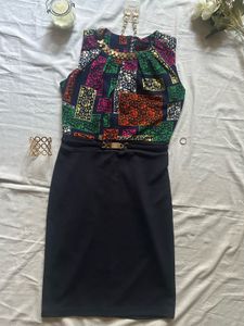 Chic Printed Sleeveless Dress