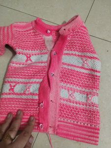 Baby Woolen Jersey With Same Leggy
