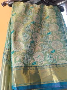 Beautiful Green Silk Saree