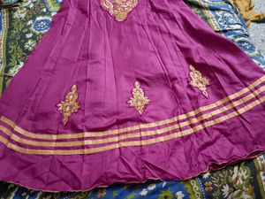 Purple Cotton Dress