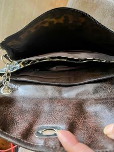 Leopard Print Sling Bag