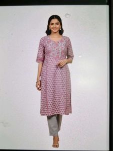 Elegant Printed Kurta with Pants
