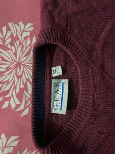 Maroon Pullover Sweater