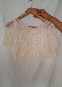 Elegant Off-Shoulder Lace Top