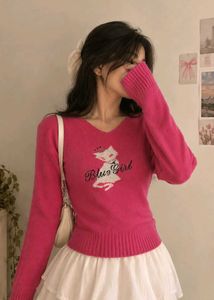 Hot Pink Cat Sweater