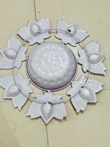 Lotus Diya Plate - Decorative Tealight Holder