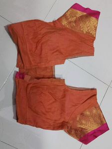 NewBlouse - MustardColor With PinkBorder NeverUsed