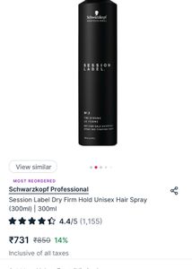 Schwarzkopf Session Label Hairspray