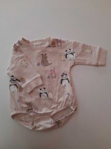 Cute Animal Print Baby Bodysuit