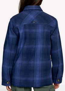 RVCA flannel Button-down Shirt Jacket