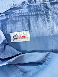 Blue Cargo Shorts