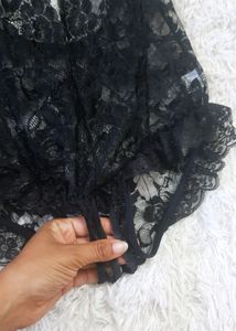 Black Lace Bodysuit