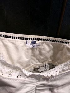 White Lace Trim Bralette
