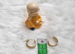 Gold Plated Earrings with Crystals