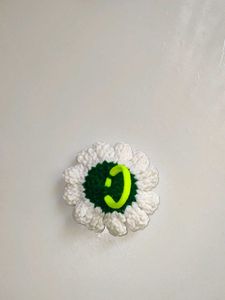 Handmade Crochet Daisy Hair tie