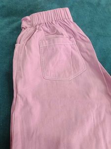 Light Pink Wide Leg Pants