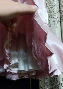 Full Flair Party Wear Dress For 1-3 Years Baby Gir