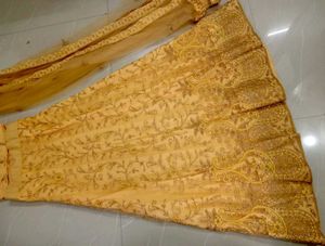 Stunning Yellow Embroidered Lehenga Choli