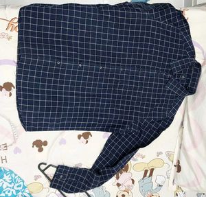arrow branded Men's Navy Blue Checked Shirt