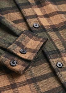 H&amp;M Oversized Plaid Flannel Overshirt