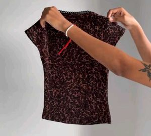 cheetah print IT Girl Top
