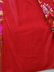 Floral Bird printed saree