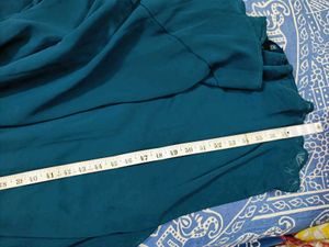 Elegant teal Blue Gown