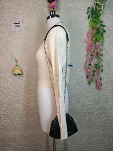 Cream Knit Cropped Sweater