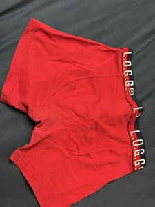 L.O.G.G. Red  And  white Boxers