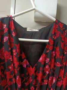 Chic Floral Print Midi Dress