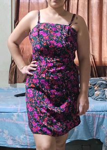 Floral Print Mini Dress