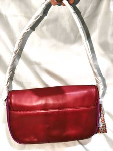 Chic Red Shoulder Bag