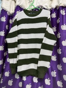 H&M Striped Knit Sweater