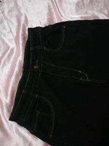 Black Straight Jeans for Women