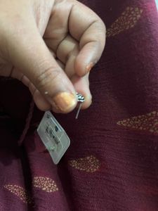 Silver Rose Stud Earrings with s925 halmark
