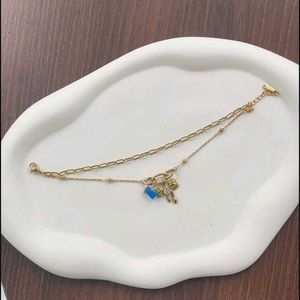 Anti-tarnish charm bracelet  brand new with tag ✨