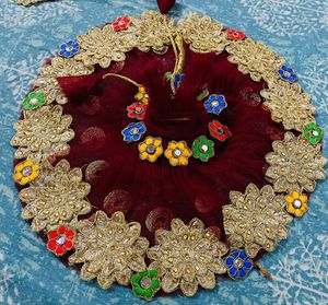 Laddu Gopal Fancy Net Dress Size 6,7,8 Only 1 Dres