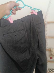 Unisex Dark Grey Casual Trousers
