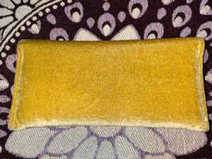 Elegant Yellow Embellished Clutch