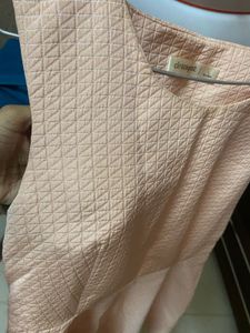 Imported Fabric Peach Dress