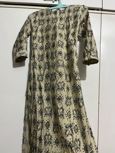 Elegant Kurta with Geometric Print