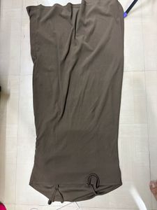 Stylish Ruched Wrap Midi Dress