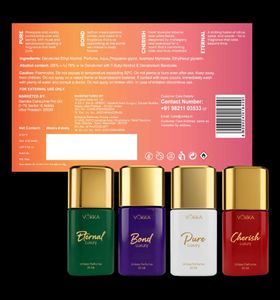 Vowka Perfume Set - Pure, Bond, Cherish, Eternal