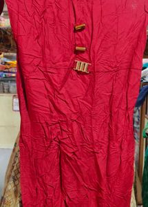Vibrant Red Kurta